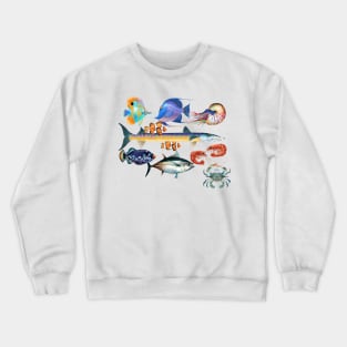 A School of Fish Crewneck Sweatshirt